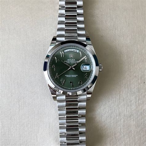 rolex arabic dial green|rolex watch with arabic numbers.